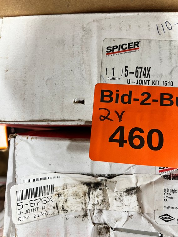 (2) Spicer 5674X U-Joint Kits