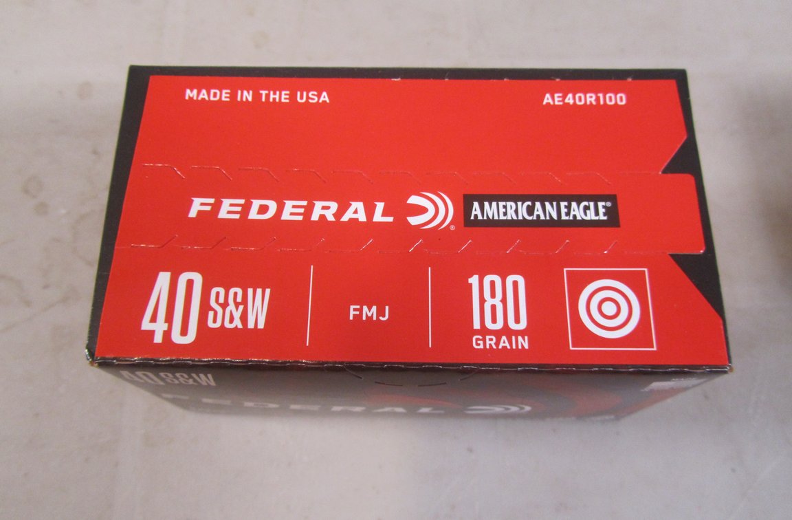 (100) Rounds Of .40 S&W Federal
