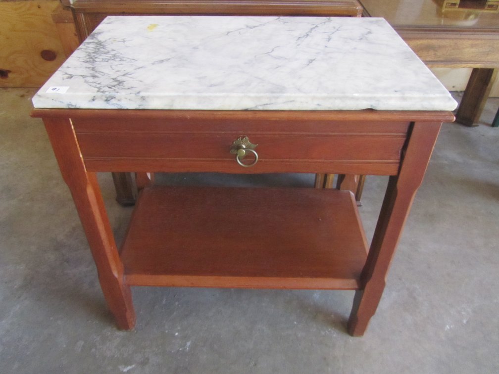 Side Table w/Marble Top