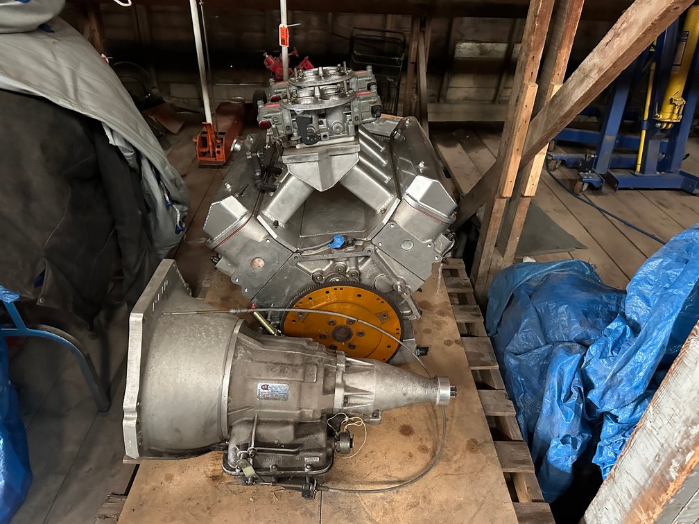 502 Ford Big Block Aluminum Engine and Transmission