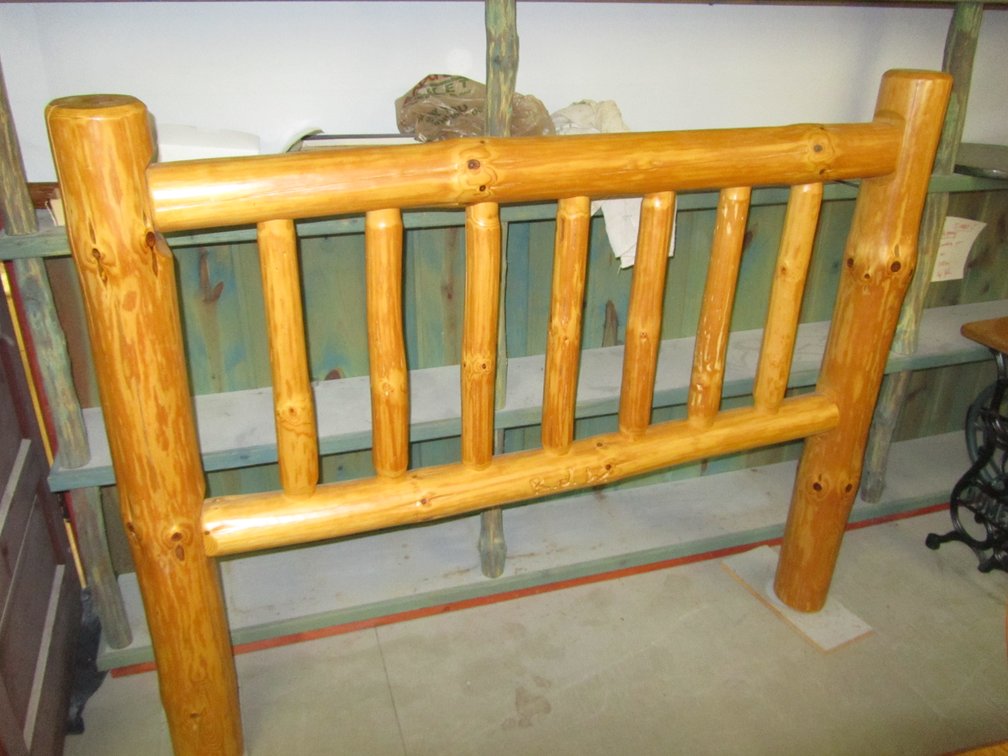 Log Full Size Headboard