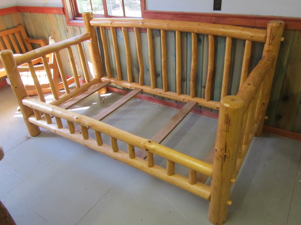 Log Day Bed Frame