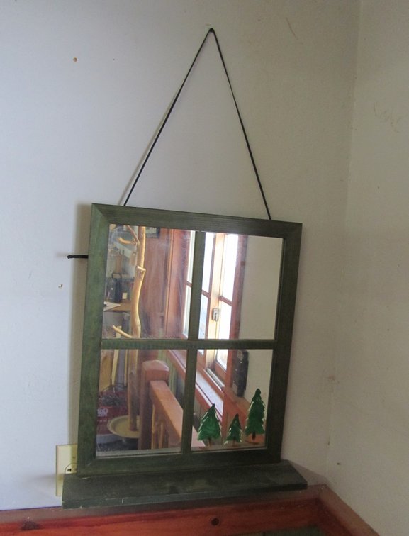 Wall Mirror Shelf