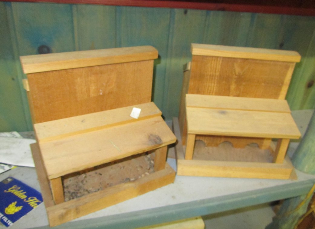 (2) Handmade Bird Feeders