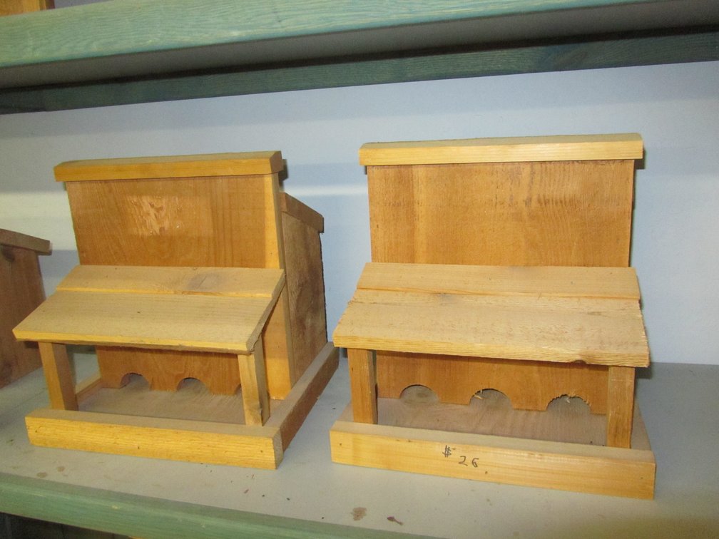 (2) Handmade Bird Feeders