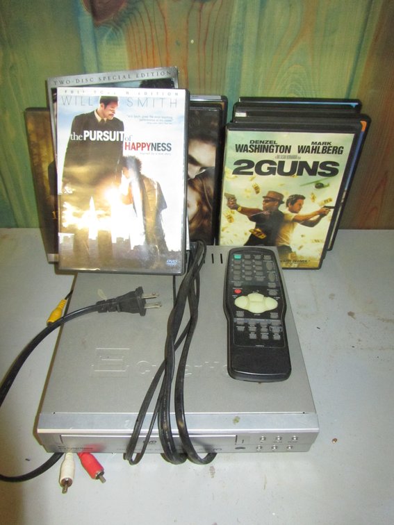 CyberHome DVD Player w/Assorted DVDs