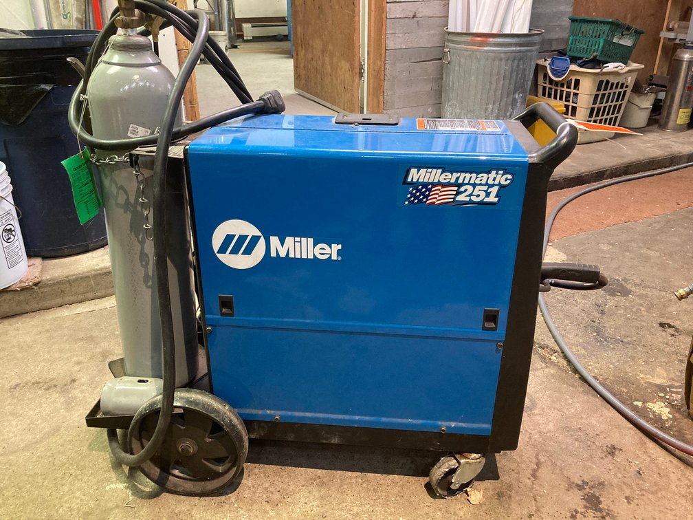 MillerMatic 251 Wire Welder on Cart