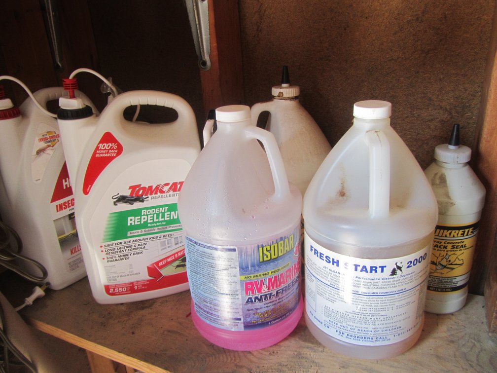Lot Of Garage Fluids