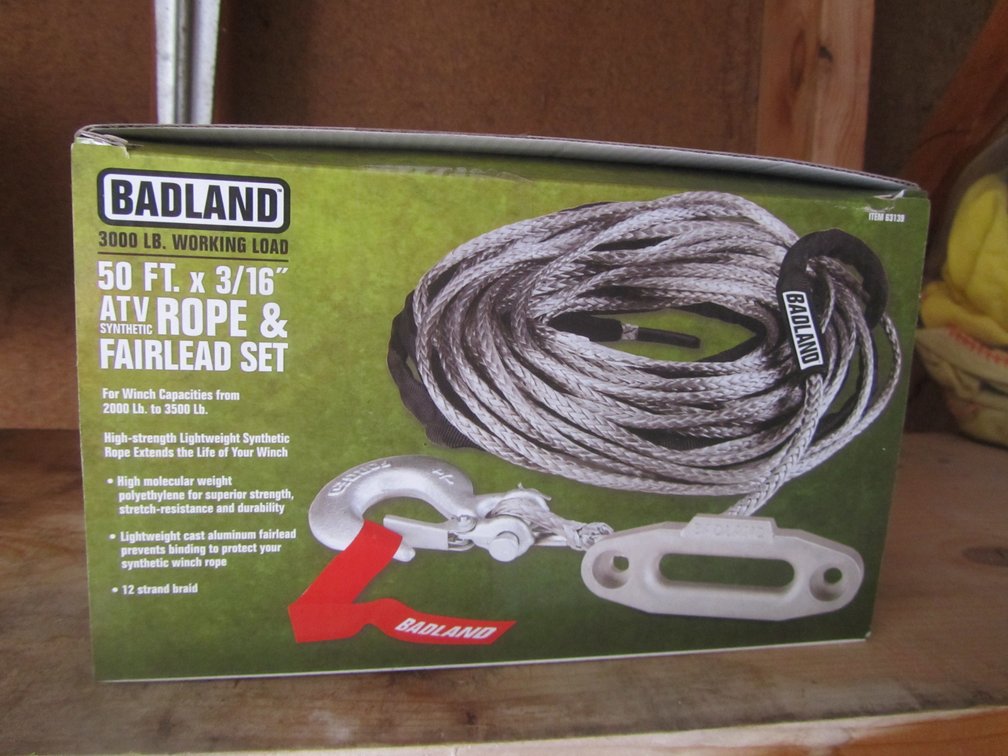 Badland 50' x 3/16" ATV Rope