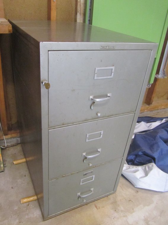  Shaw-Walker Fireproof 3-Drawer File Cabinet