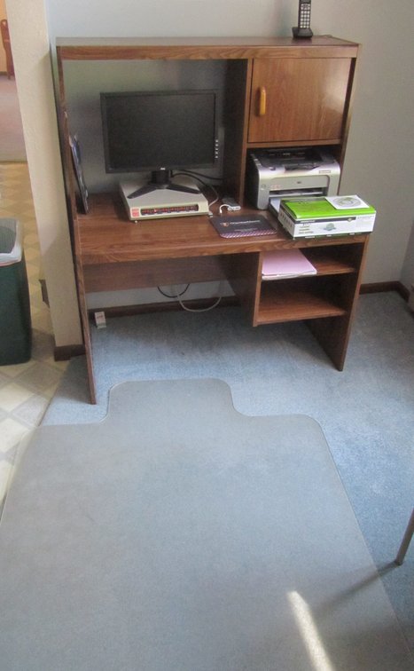 Sauder Desk w/Contents