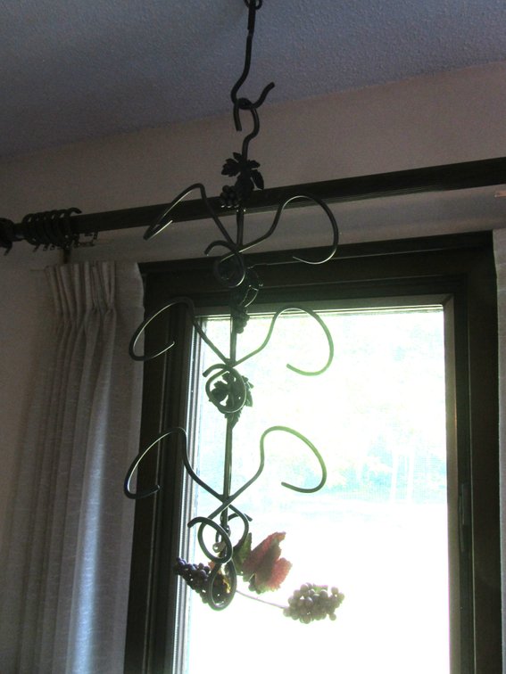 Metal Hanging Wine Rack