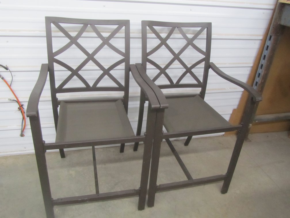 (2) Metal Patio Chairs