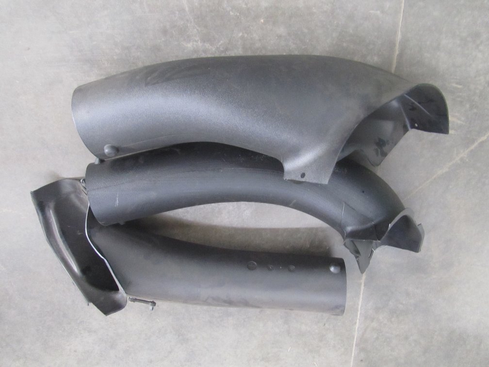 (3) Riding Mower Bagger Chutes