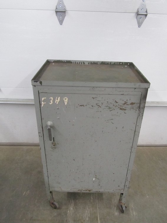 Metal Storage Cabinet On Casters