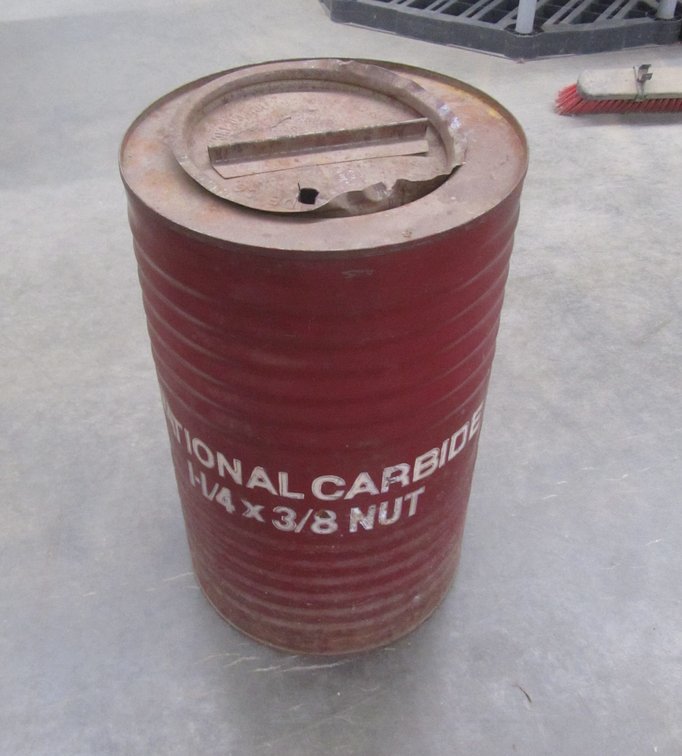National Carbide 1-1/4x3/8 Nut Can