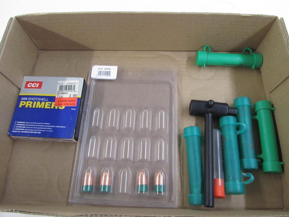 Lot Of .50 Cal. Bullets And CCI 209 Shotshell Primers