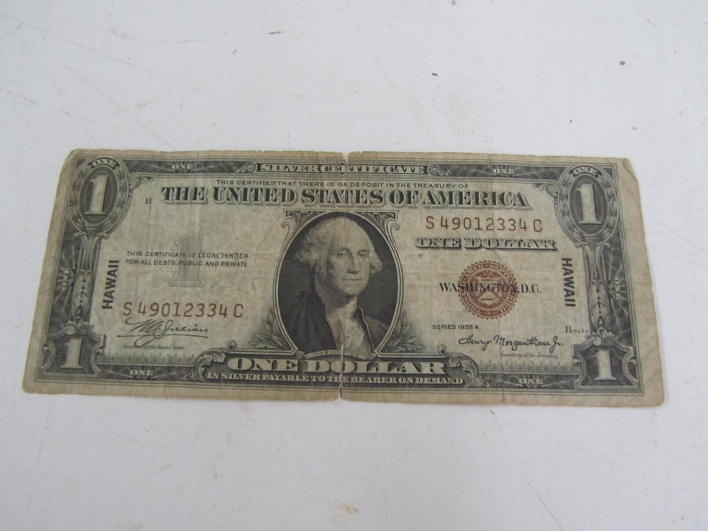 1935 Series A Hawaii Silver Certificate