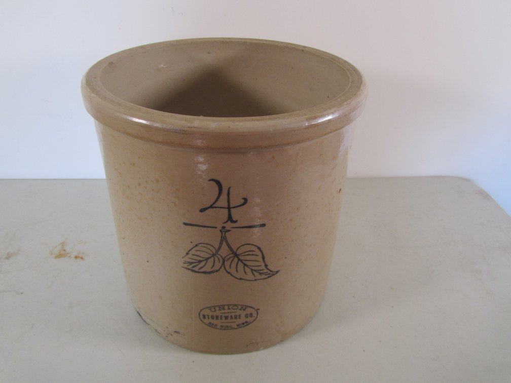 Union Stoneware Co. 4 Gallon Crock