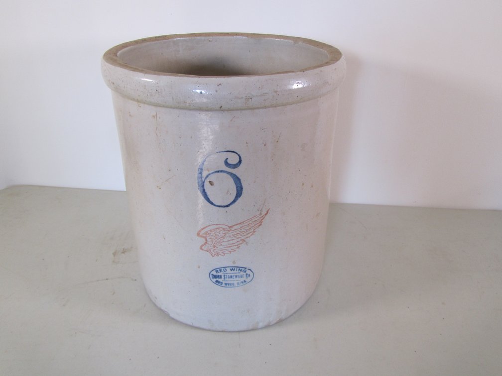 Red Wing 6 Gallon Crock