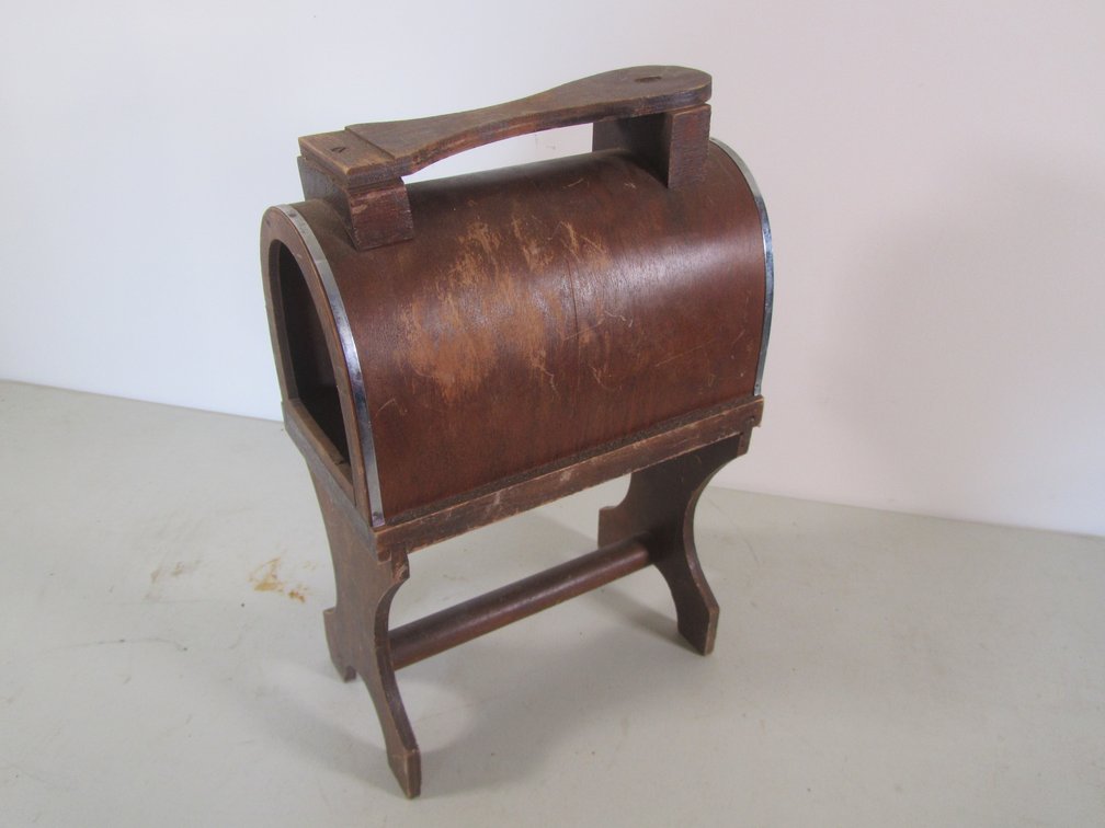 Vintage Wood Shoe Shining Box