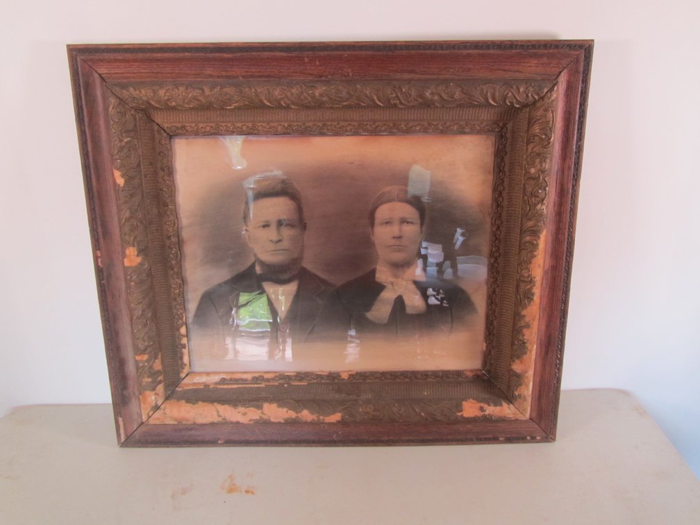 Vintage Portrait w/Vintage Frame