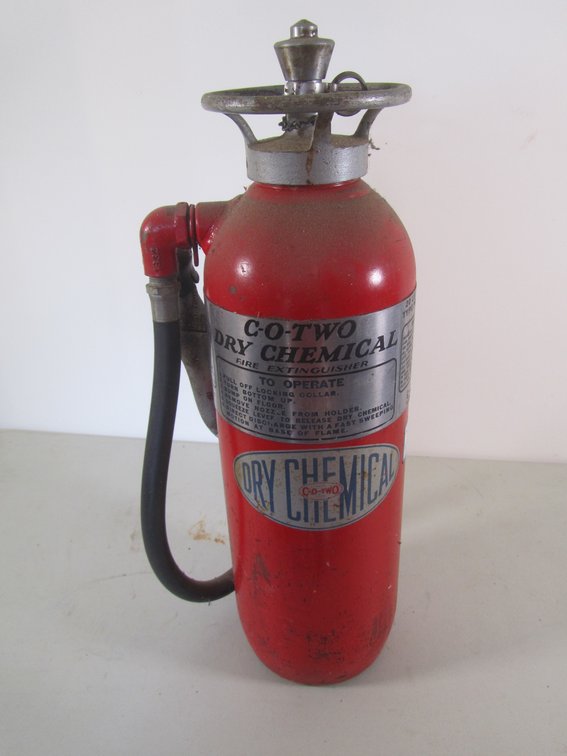 Vintage C-O-Two Dry Chemical Fire Extinguisher