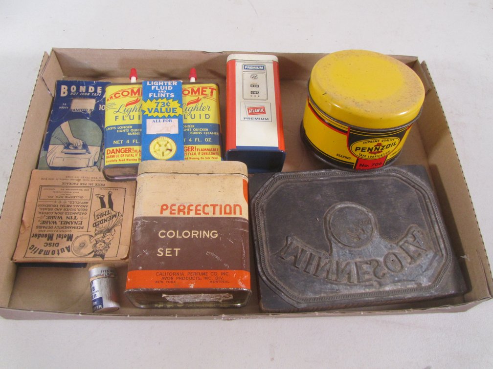 Flat Of Vintage Collectibles