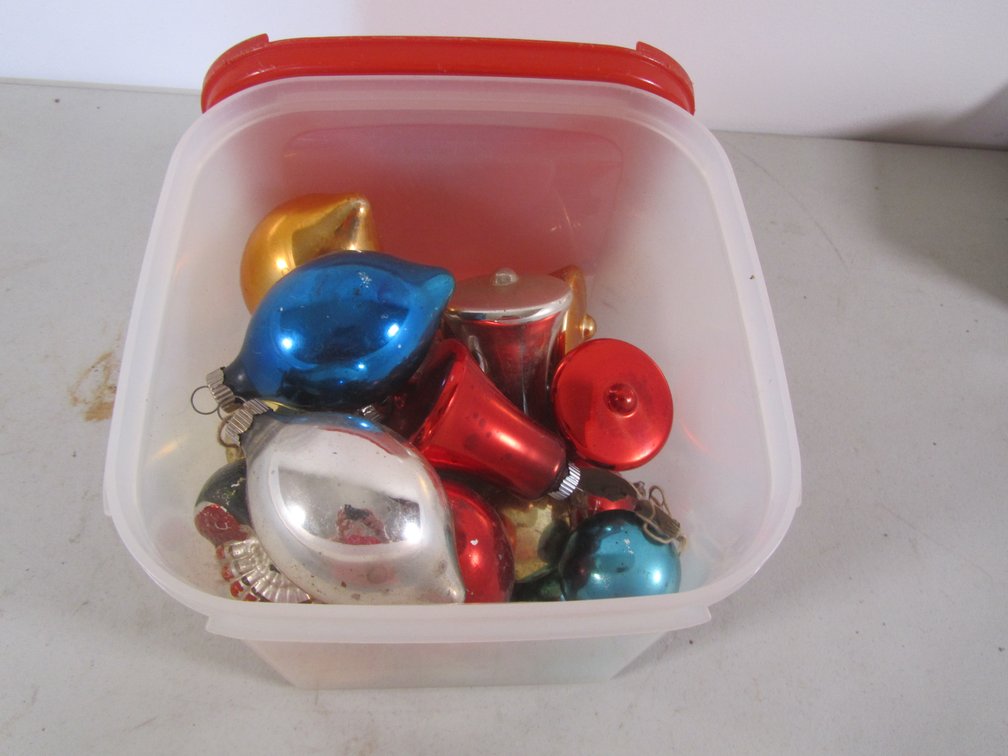 Lot Of Vintage Christmas Ornament Bulbs