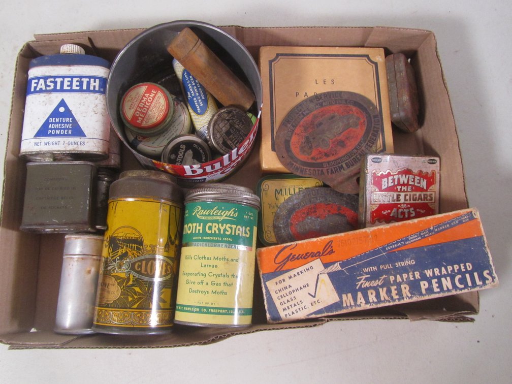 Flat Of Assorted Collectible Cans/Tins