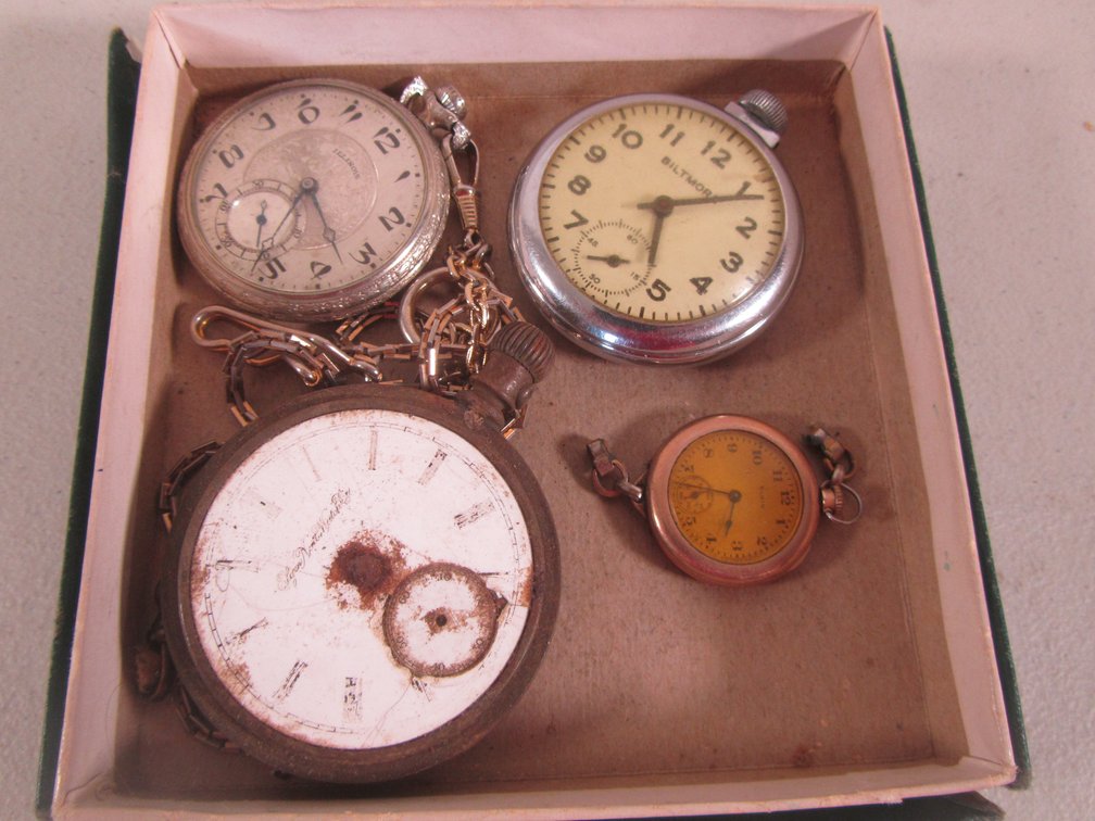 (4) Vintage Pocket Watches