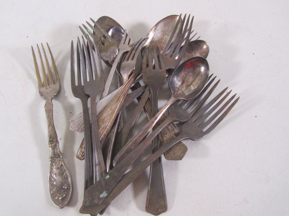 Lot Of Assorted Vintage Silverware