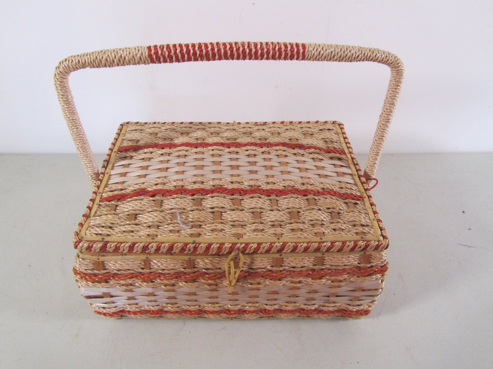 Penney's Fashion Sewing Box Full Of Assorted Craft Supplies