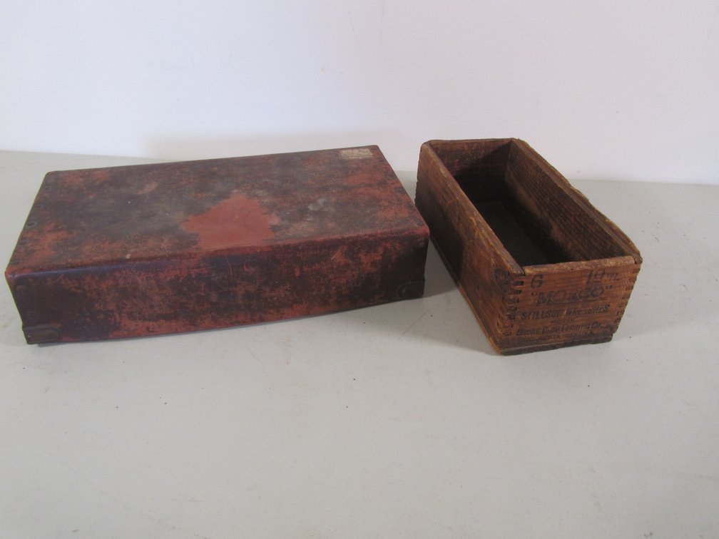 "Morco" Stillson Wrenches 10" Wood Box