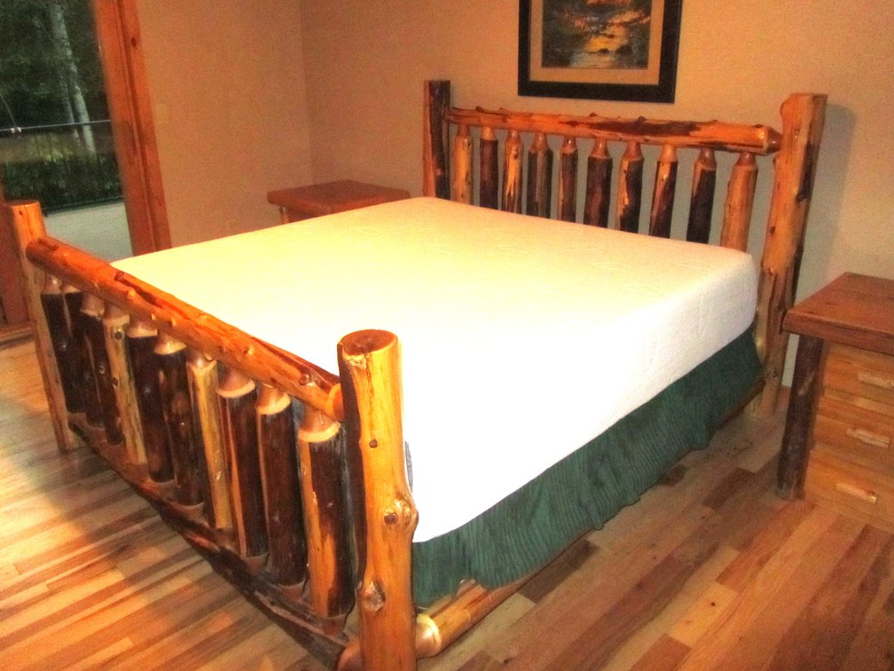 King Size Log Bed Set