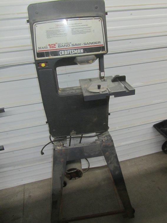 Sears Craftsman 12" Belt Drive Band Saw-Sander w/Stand