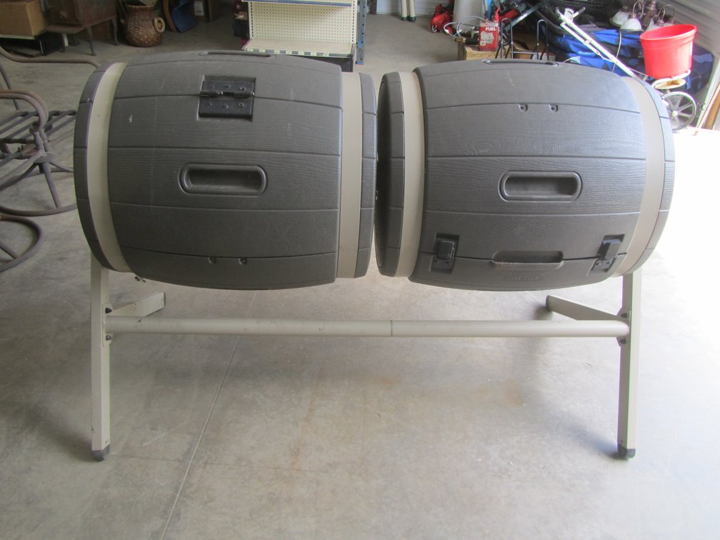 Lifetime Double Barrel Plastic Compost Station