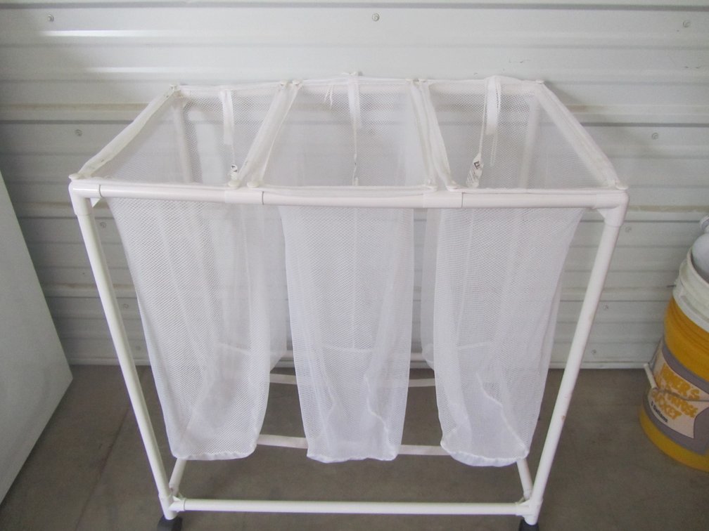 3-Section Hamper Cart