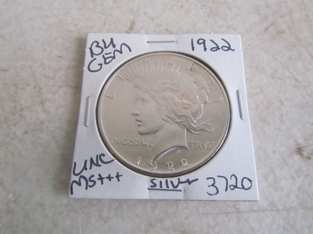 1922 Silver Peace Dollar