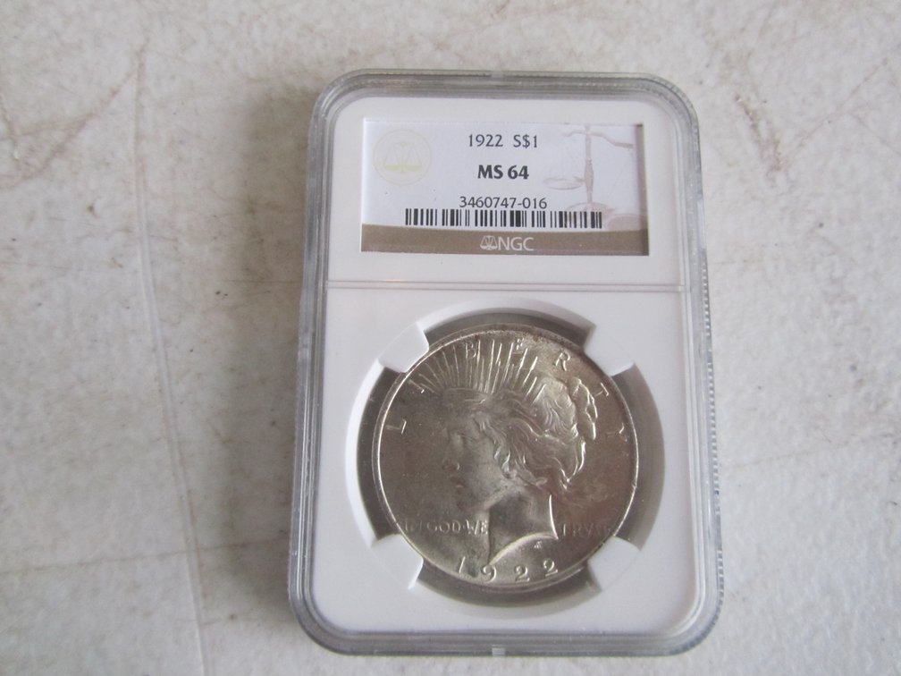 1922 Silver Peace Dollar