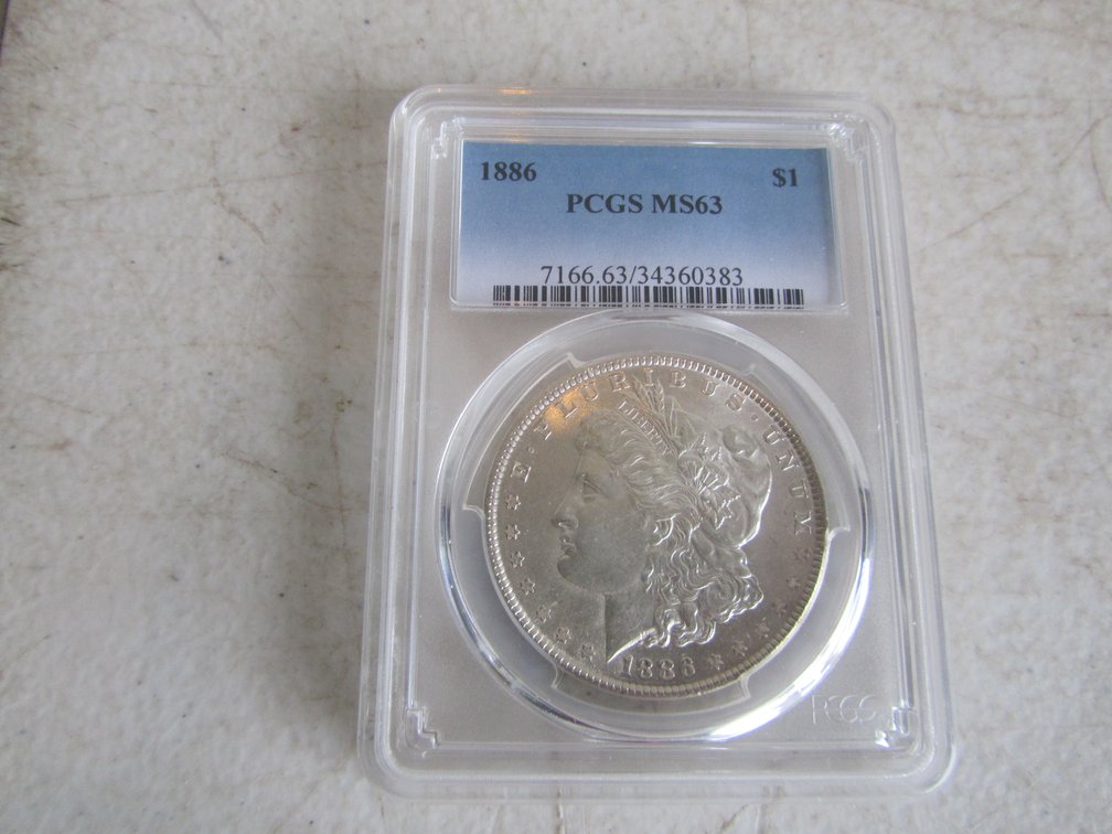 1886 Silver Morgan Dollar