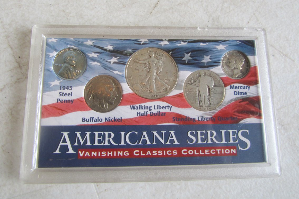 American Historic Society Americana Series Vanishing Classics Series Coin Set