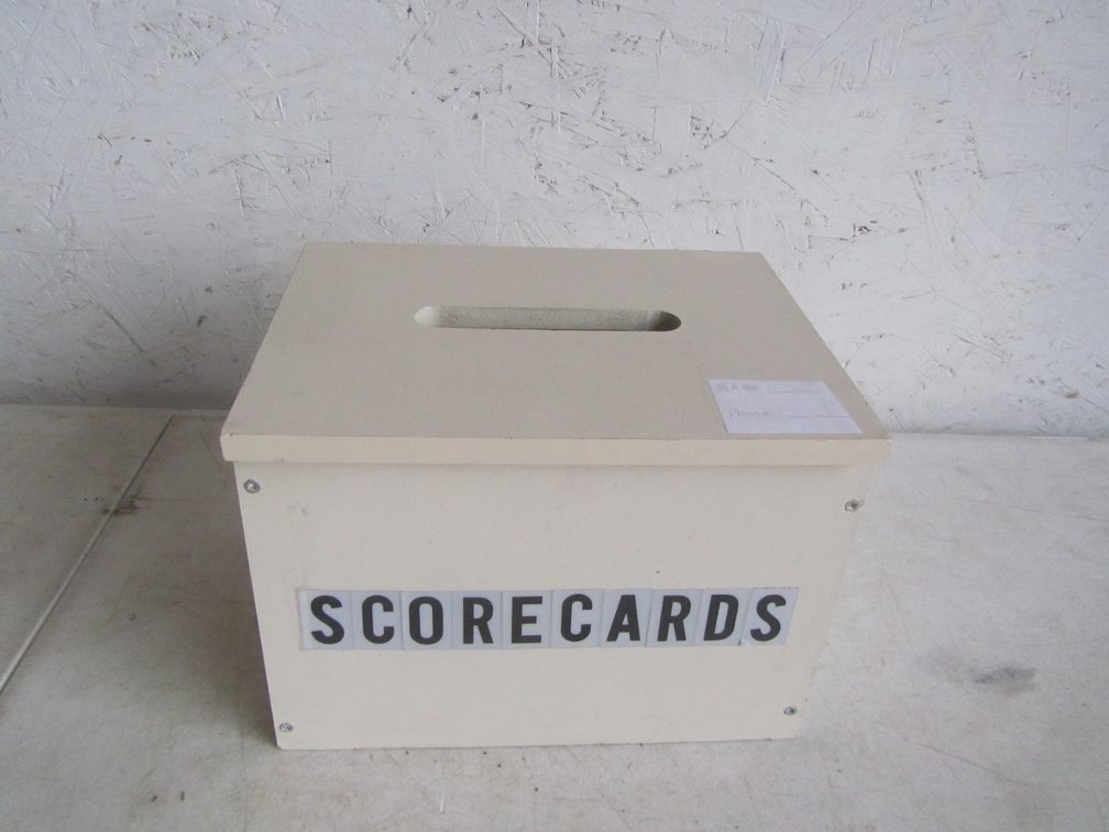 Wood Chest w/Opening On Top