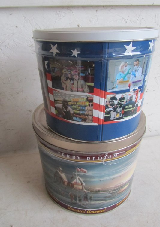 (2) Collectible Tins
