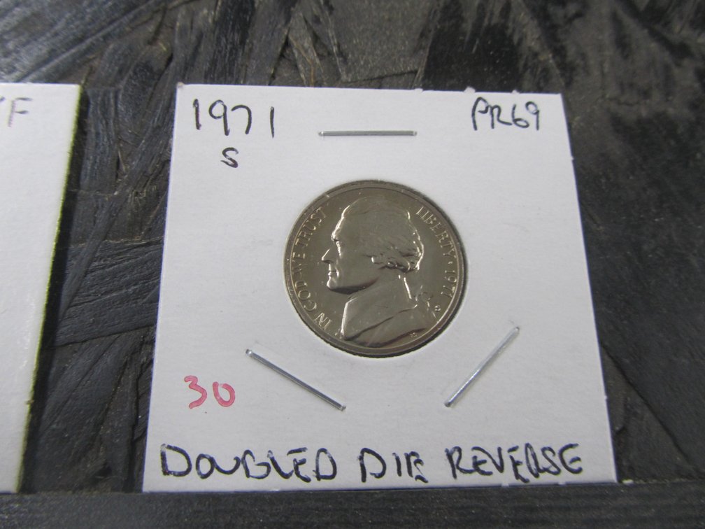 1971 S Mint Error Jefferson Proof