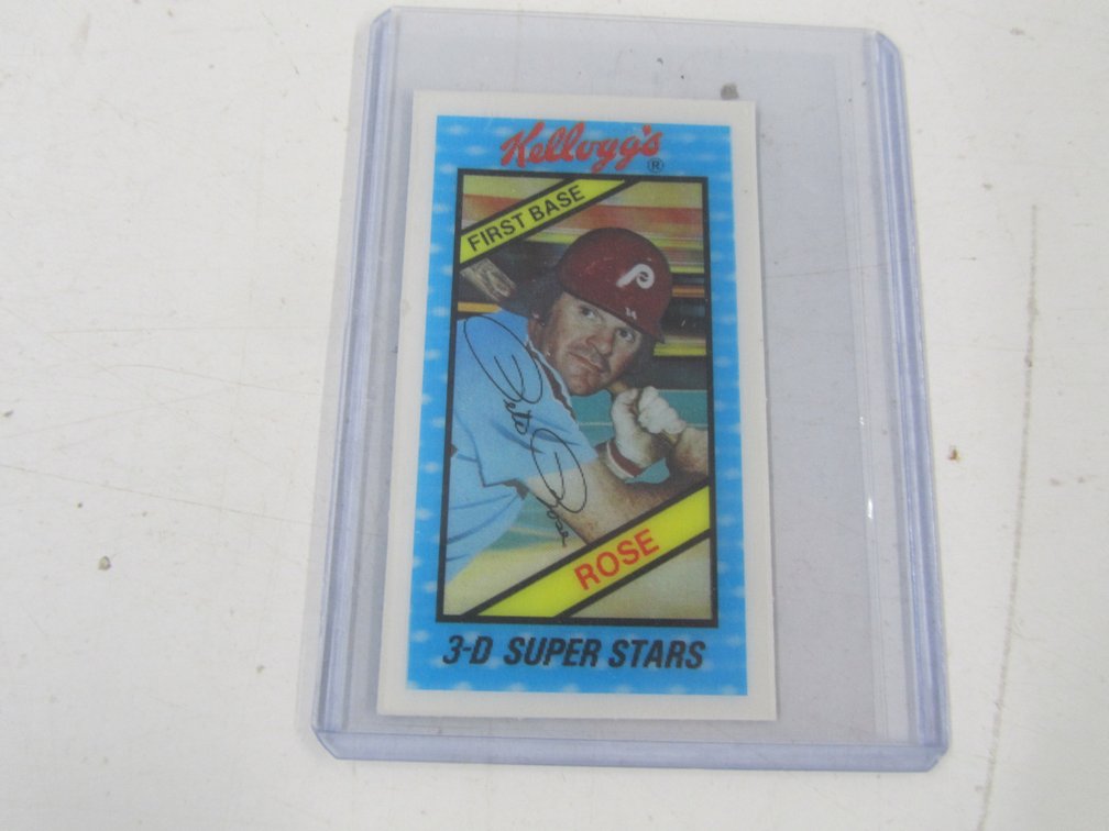 1980 Xograph Kellogg's Pete Rose Card