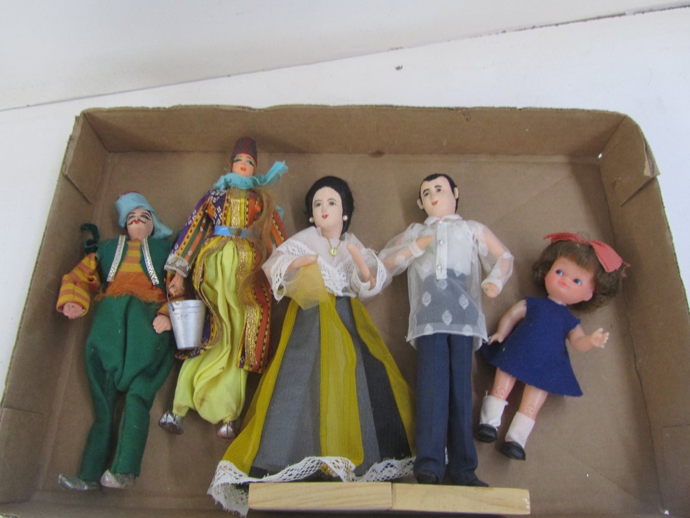 (4) Handmade Dolls
