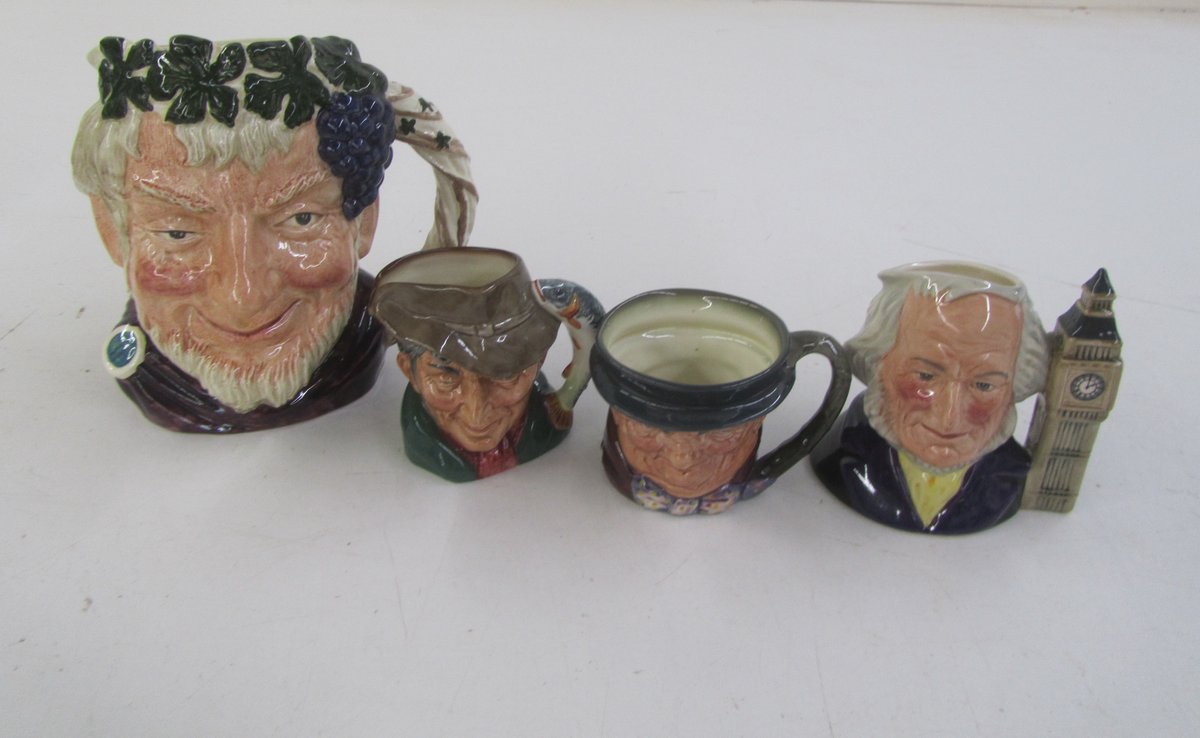 (4) Royal Doulton Collectible Ceramic Pitchers