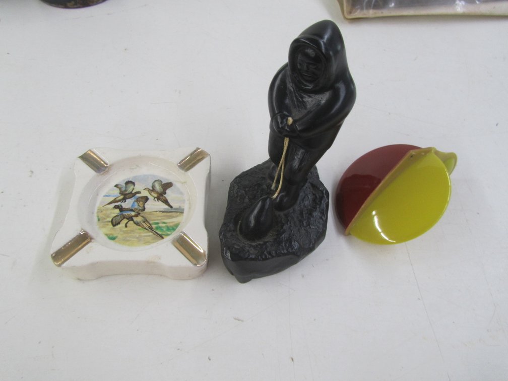 Ceramic Ash Tray, Figure, And More