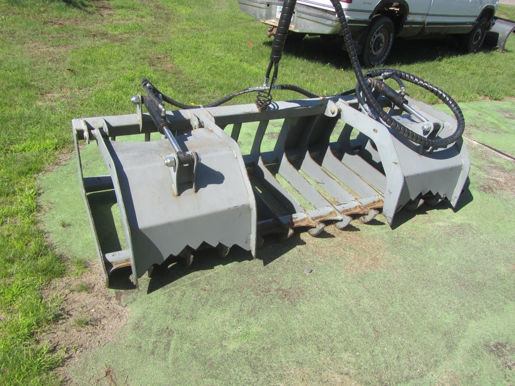 84" Root Grapple Skid steer Attachment